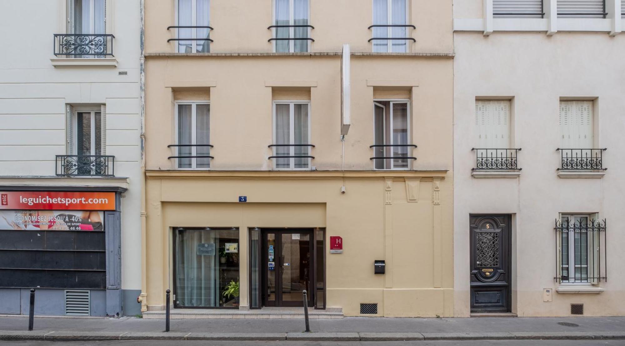 Hotel La Perle Montparnasse Paris Exterior foto